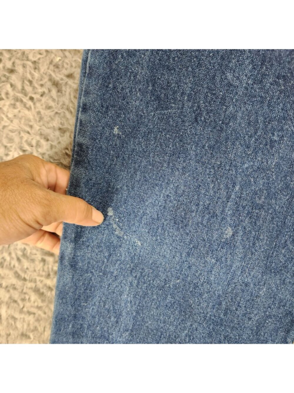 Carhartt Jeans Mens 30x32 Blue Cotton Denim Bootcut Fire Resistant *Read* - Picture 3 of 16